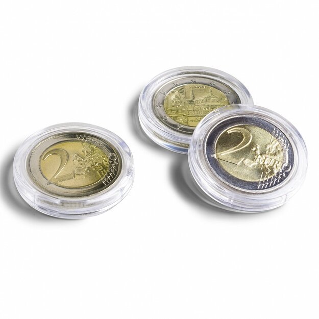 Leuchtturm Ultra kapsulės 2 eurų monetoms (10 vnt.)