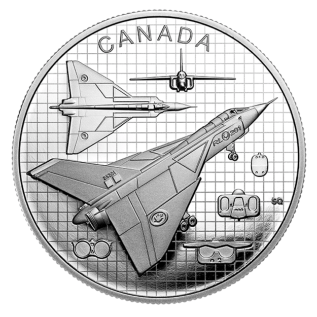Kanada 20 dolerių 2021 Avro Arrow Ag PROOF