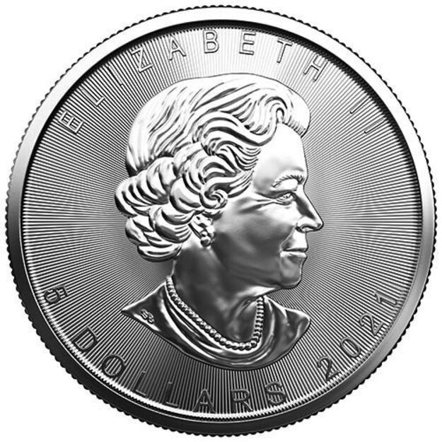 Kanada 5 doleriai 2021 Klevo lapas (1 oz) Ag BU