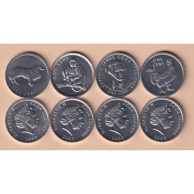 Kuko salos 4 monetų rinkinys 2003 UNC