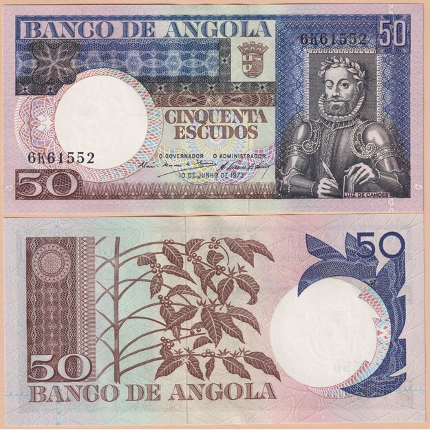 Angola 50 eskudų 1973 p#105 UNC