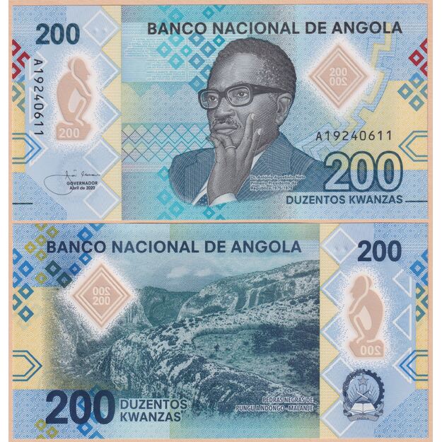 Angola 200 kvanzų 2020 p#W160 UNC