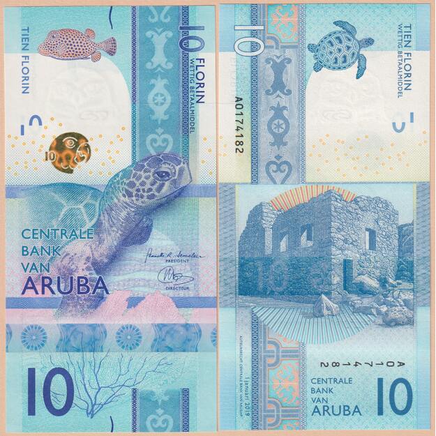 Aruba 50 florinų 2019 p#W21 UNC