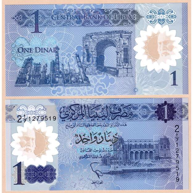 Libija 1 dinaras 2019 p#85a UNC