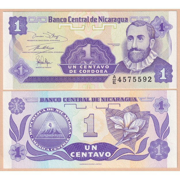 Nikaragva 1 sentavas 1991 p#167 UNC