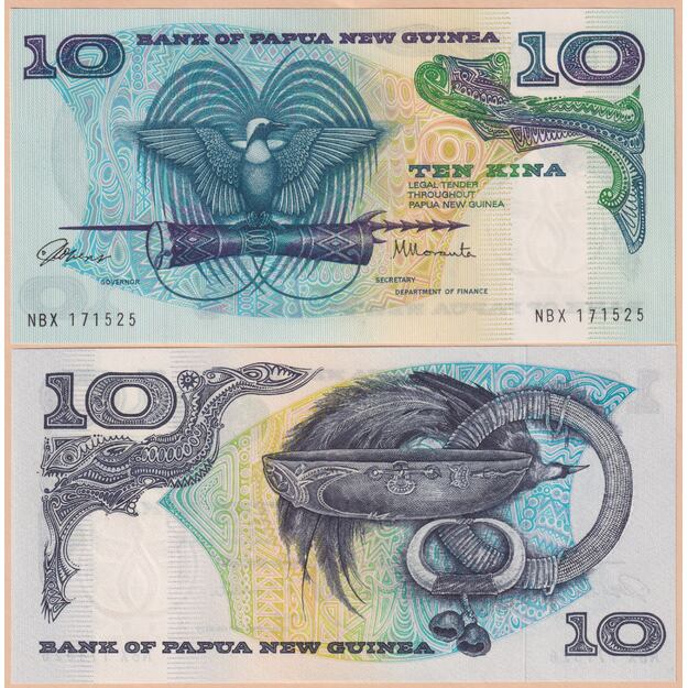 Papua Naujoji Gvinėja 10 kinų 1985-1987 p#7 UNC