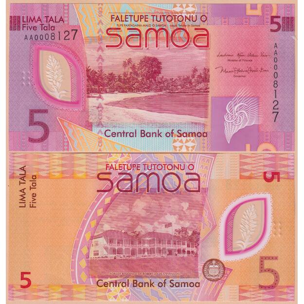 Samoa 5 talos 2023 p#W47 UNC